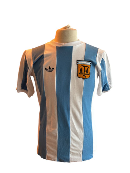 Mario Kempes gesigneerd Argentinië WK 1978 shirt