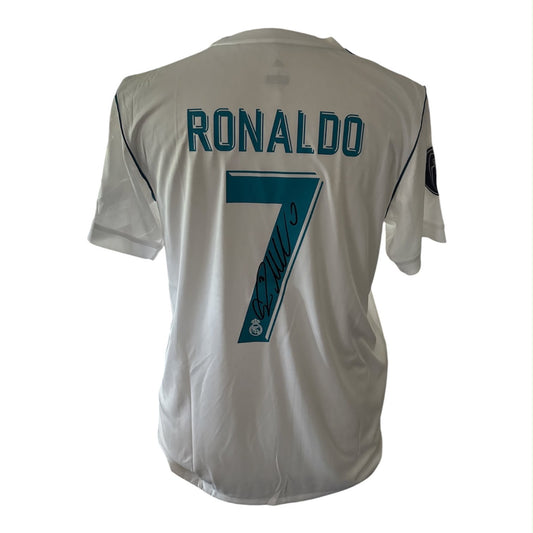Cristiano Ronaldo gesigneerd Real Madrid 2017-2018 'Finale Kyiv' shirt met certificaat
