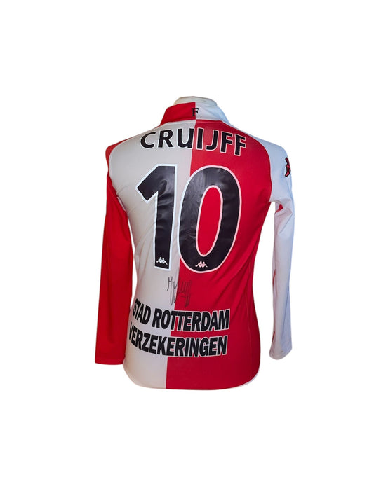 Johan Cruyff gesigneerd Feyenoord shirt met echtheidscertificaat