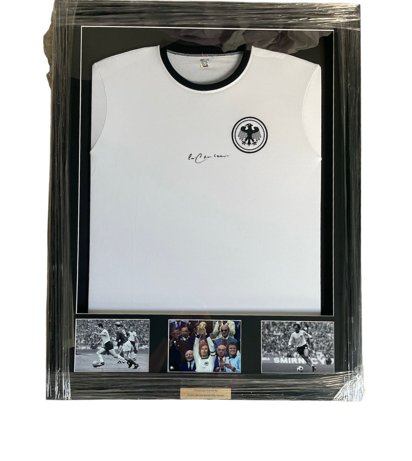 Gesigneerd Franz Beckenbauer Duitsland shirt met certificaat