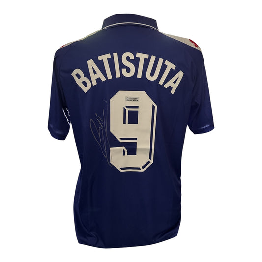 Gabriel Batistuta gesigneerd Fiorentina 1997-1998 shirt met certificaat