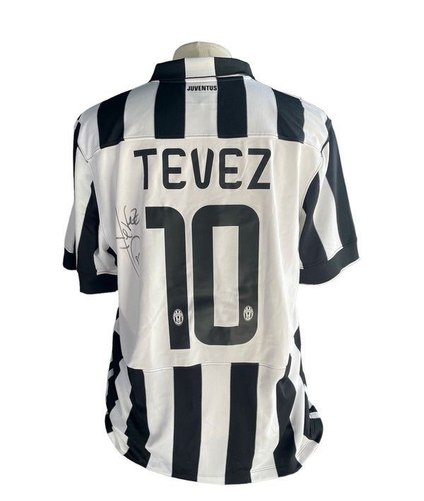 Gesigneerd Carlos Tévez Juventus 2014-2015 shirt met echtheidscertificaat