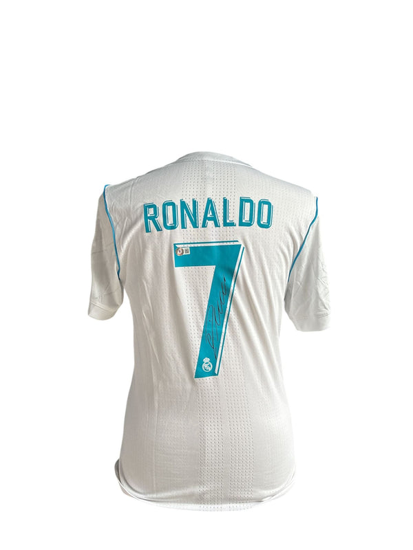 Gesigneerd Cristiano Ronaldo Real Madrid 2017-2018 shirt met echtheidscertificaat