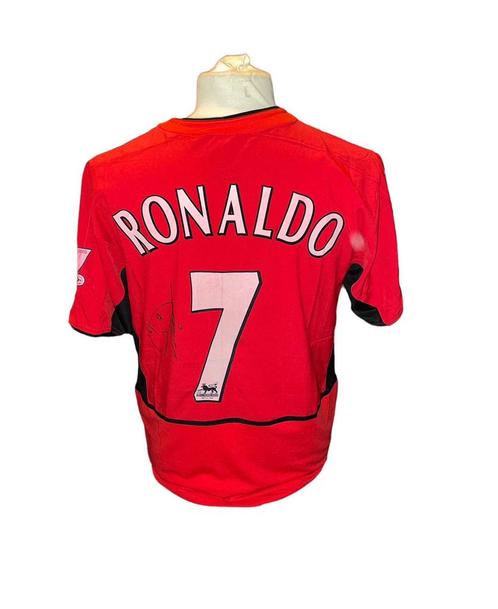 Cristiano Ronaldo gesigneerd Manchester United 03/04 shirt met certificaat