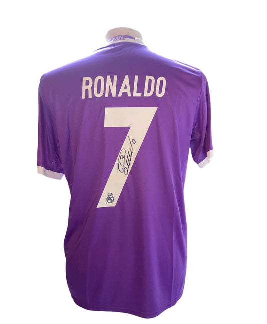 Cristiano Ronaldo gesigneerd Real Madrid 2016/2017 shirt met certificaat