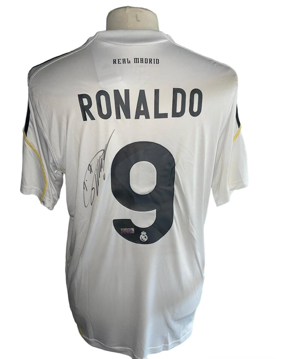 Cristiano Ronaldo gesigneerd Real Madrid 09/10 shirt met certificaat