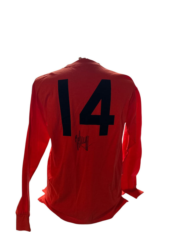 Johan Cruijff gesigneerd Nederlands elftal 1968 shirt met echtheidscertificaat