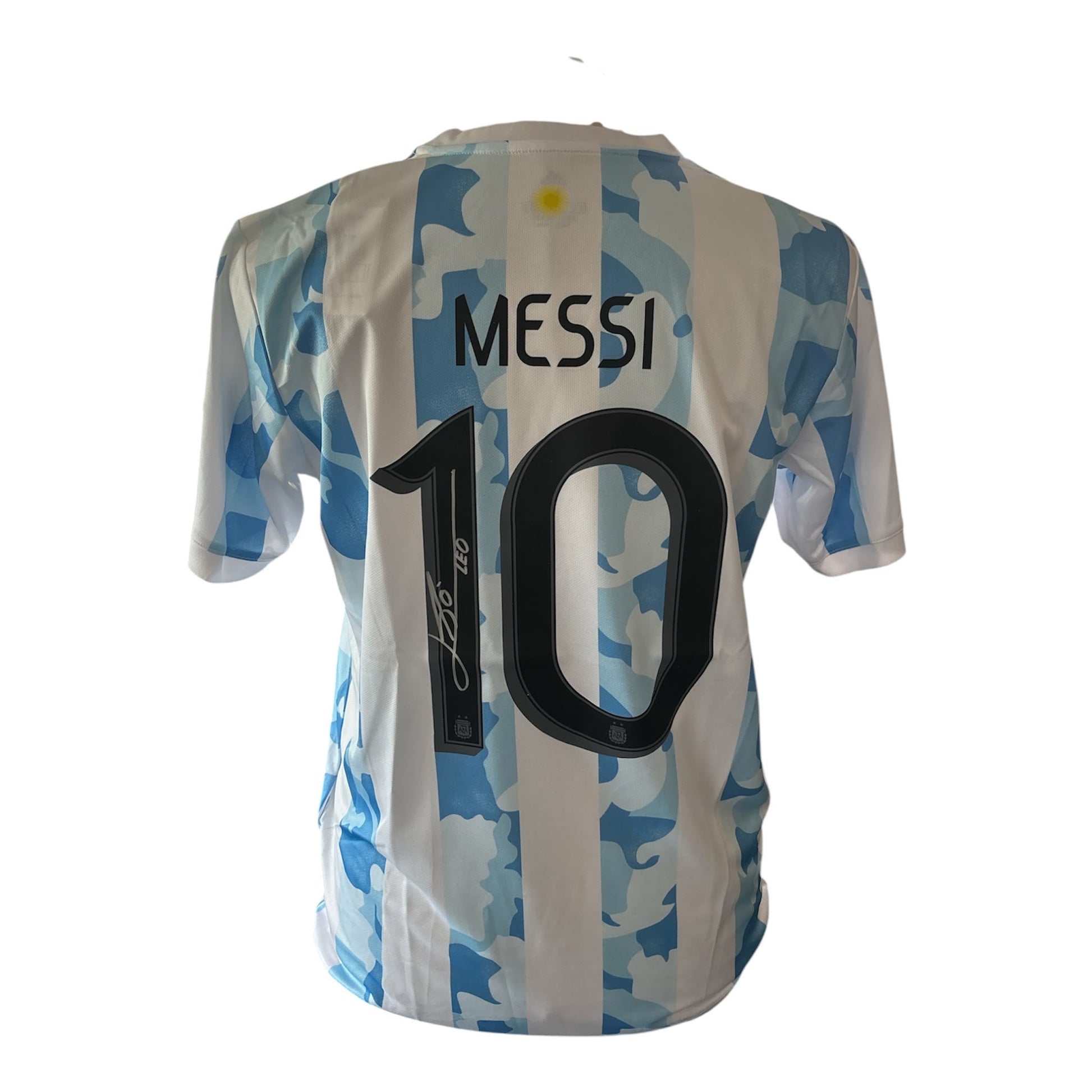 Lionel Messi gesigneerd Argentinie Copa America 2021 shirt met echtheidscertificaat