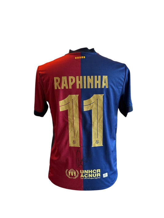 Raphina gesigneerd Barcelona 2024-2025 shirt