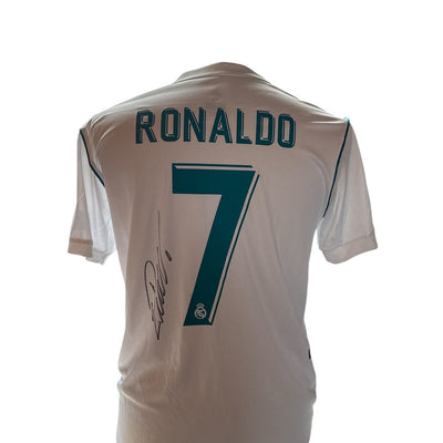 Cristiano Ronaldo gesigneerd Real Madrid 2017-2018 shirt met echtheidscertificaat