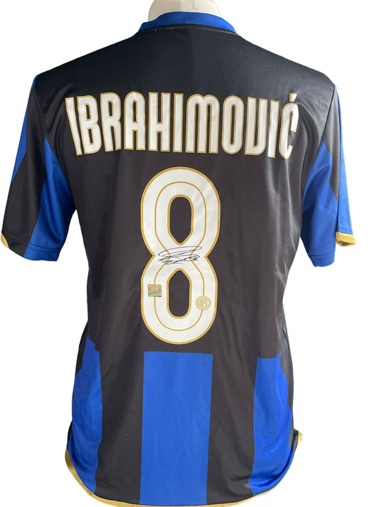 Gesigneerd Zlatan Ibrahimović Inter Milan 2008-2009 shirt met echtheidscertificaat