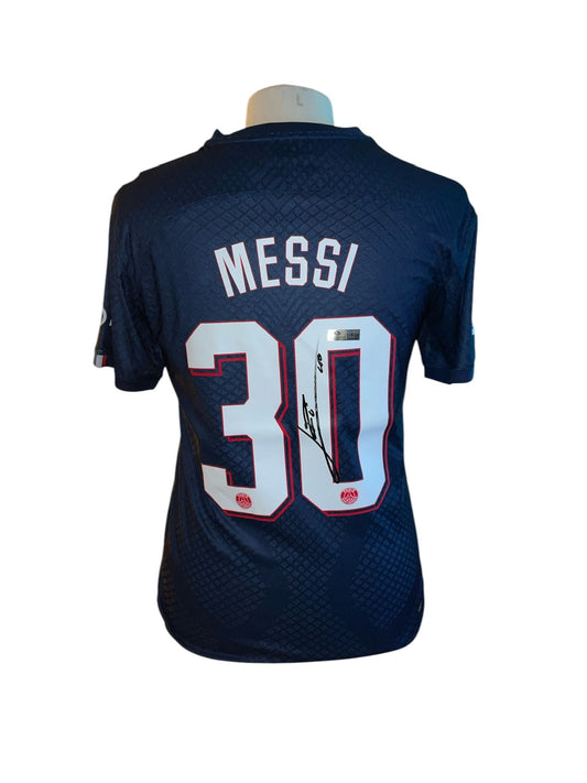 Gesigneerd Lionel Messi Paris Saint Germain 2021-2022 Champions League shirt met echtheidscertificaat