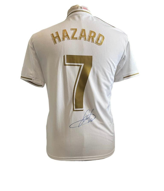 Eden Hazard gesigneerd Real Madrid 19/20 shirt met certificaat