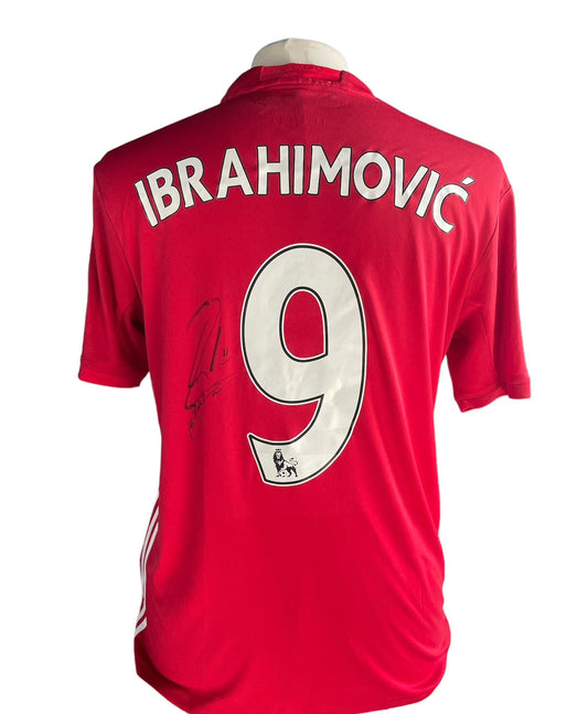 Gesigneerd Zlatan Ibrahimović Manchester United 2016-2017 shirt met echtheidscertificaat