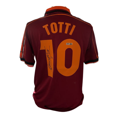 Francesco Totti gesigneerd AS Roma 1998-1999 shirt met certificaat