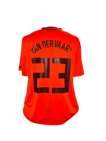 Rafael van der Vaart gesigneerd Nederlands elftal shirt 2010 met Fotobewijs