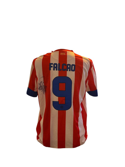Radamel Falcao Atletico Madrid 2012-2013 shirt met certificaat