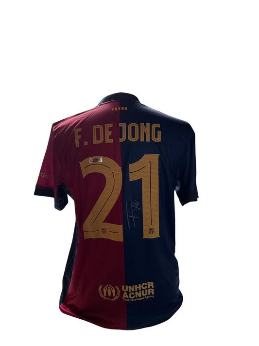 Frenkie de Jong gesigneerd FC Barcelona 2024-2025 shirt