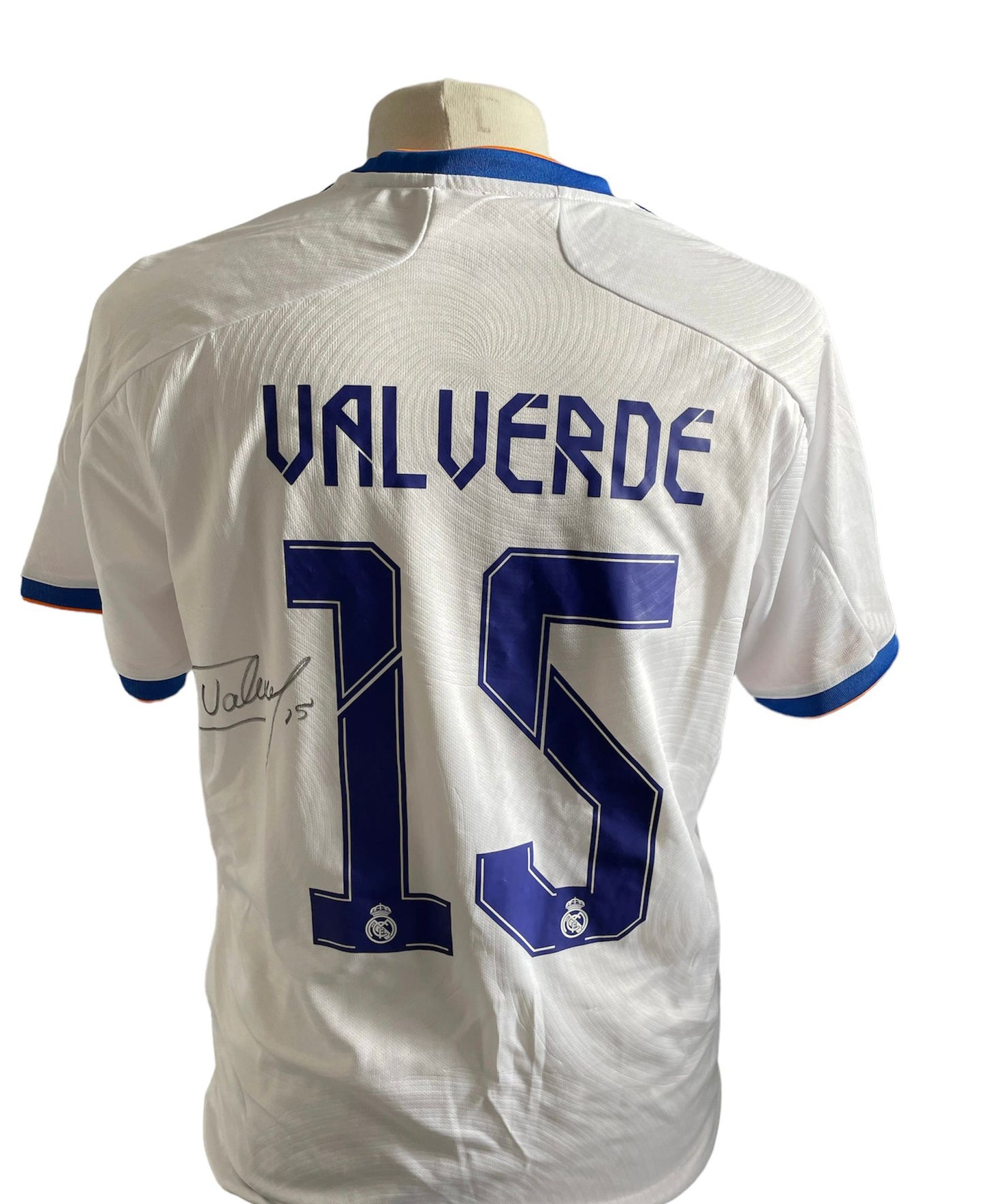 Federico Valverde gesigneerd Real Madrid 2021-2022 met fotobewijs.
