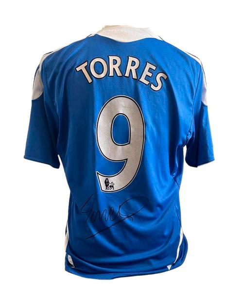 Fernando Torres gesigneerd Chelsea 11/12 shirt