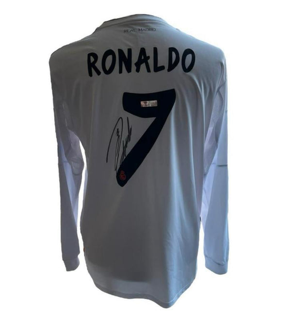 Cristiano Ronaldo gesigneerd Real Madrid 2013-2014 Champions League finale shirt met echtheidscertificaat