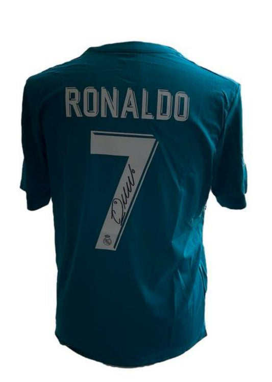 Cristiano Ronaldo gesigneerd Real Madrid shirt 2017-2018 met echtheidscertificaat