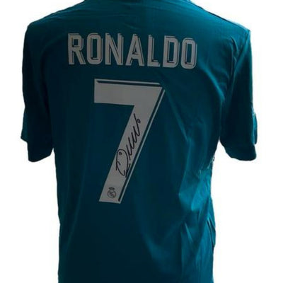 Cristiano Ronaldo gesigneerd Real Madrid shirt 2017-2018 met echtheidscertificaat