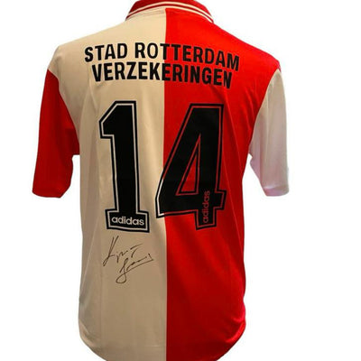 Joseph Kiprich gesigneerd Feyenoord 1994-1995 shirt met fotobewijs