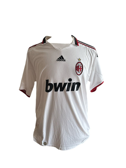 Klaas-Jan Huntelaar gesigneerd AC Milan 2009-2010 uitshirt met fotobewijs