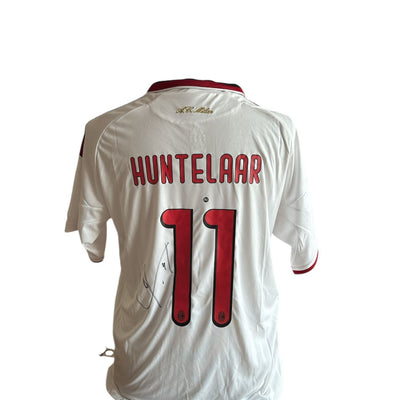 Klaas-Jan Huntelaar gesigneerd AC Milan 2009-2010 uitshirt met fotobewijs