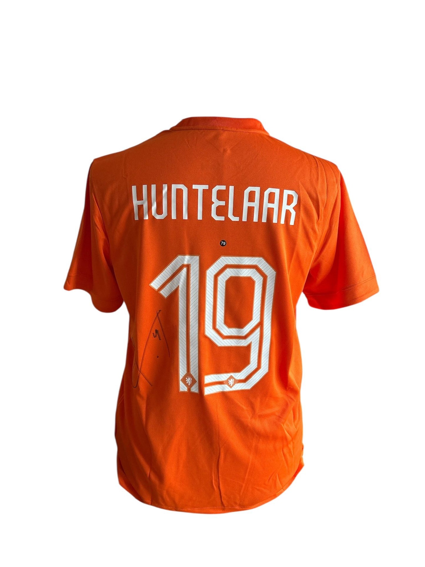Klaas-Jan Huntelaar gesigneerd Nederland 2014 shirt met fotobewijs