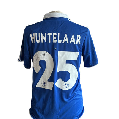 Klaas-Jan Huntelaar gesigneerd Schalke 04 2010-2011 shirt met fotobewijs