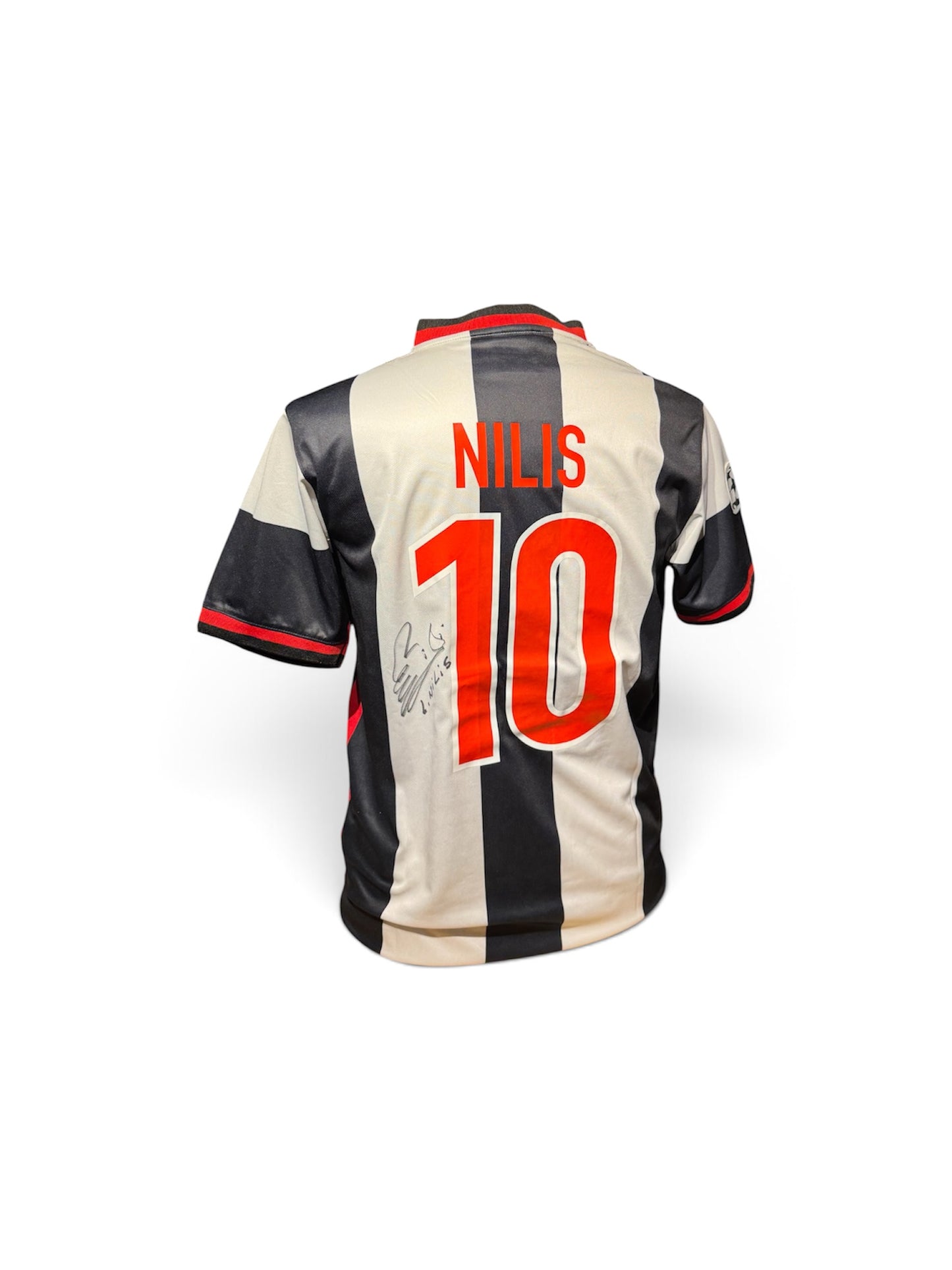 Luc Nilis signed PSV 1998-1999 shirt with certificate of authenticity