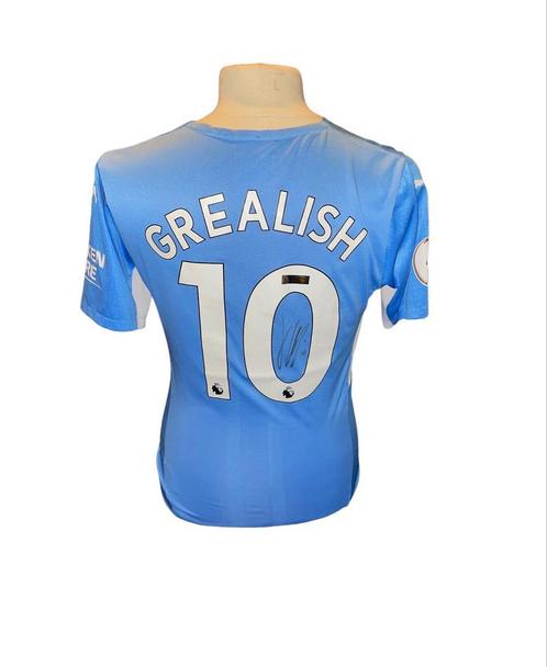 Jack Grealish gesigneerd Manchester City 21/22 shirt met certificaat