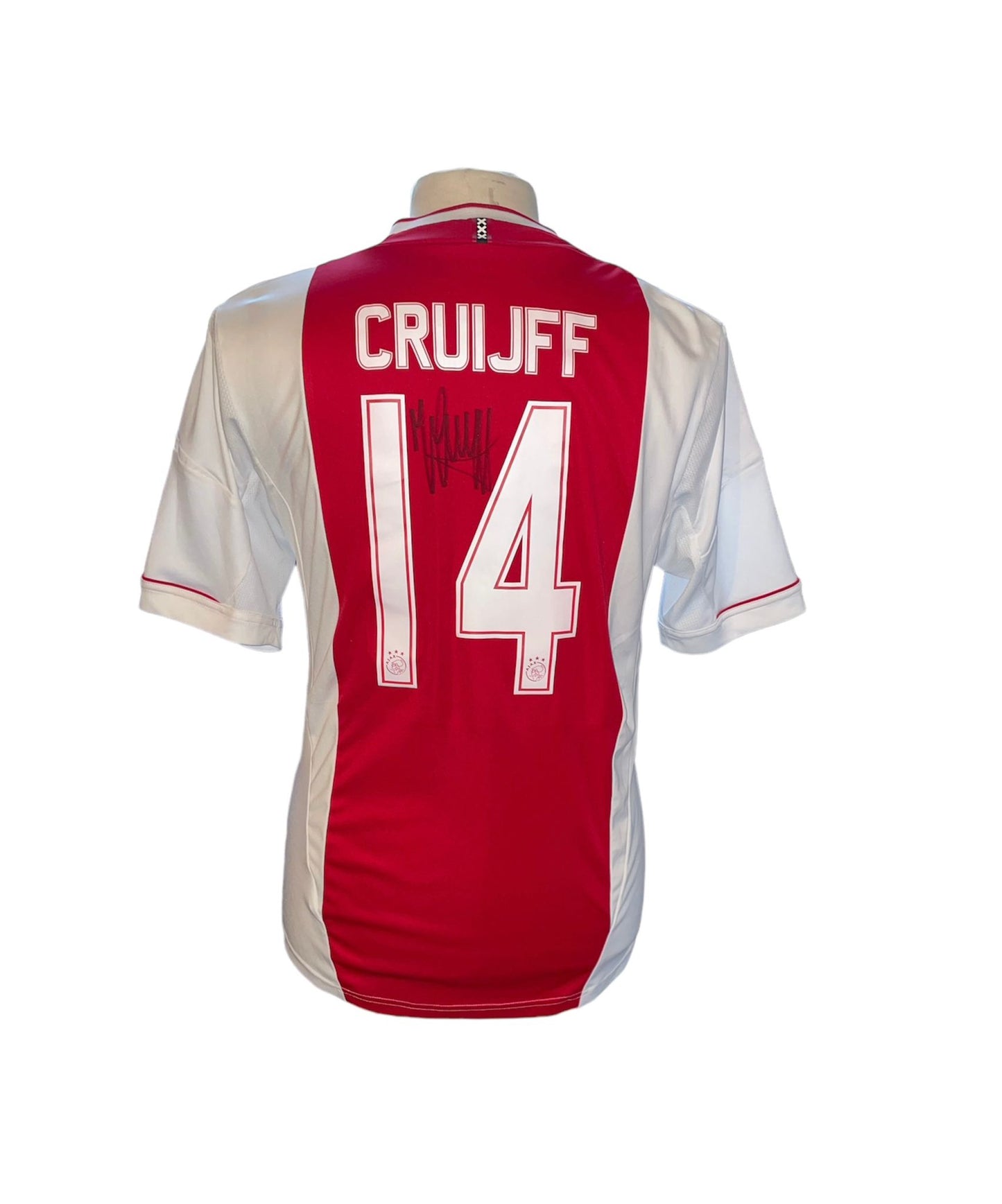 Johan Cruijff gesigneerd Ajax 2012-2013 shirt met certificaat