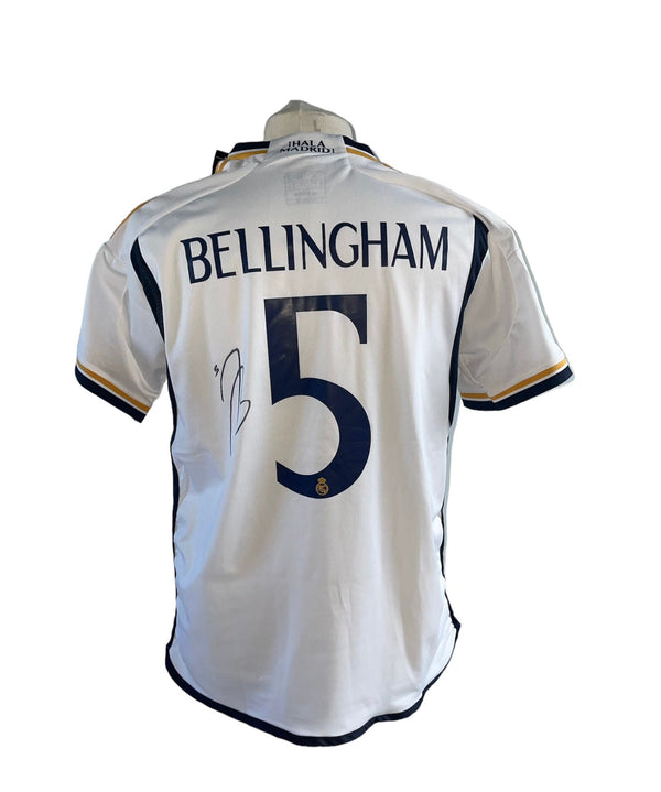 Jude Bellingham gesigneerd Real Madrid 23/24 shirt met videobewijs