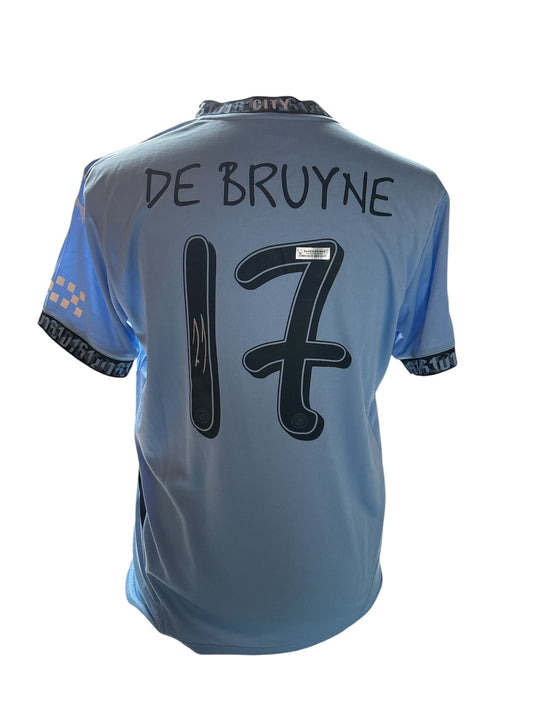 Kevin de Bruyne gesigneerd Manchester City 2024-2025 echtheidscertificaat