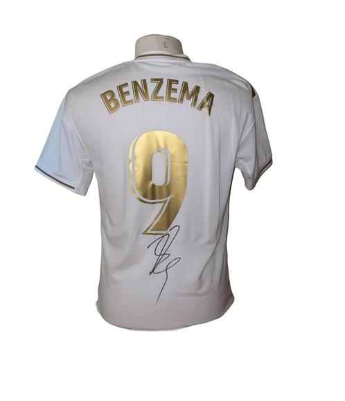 Karim Benzema gesigneerd Real Madrid 2019-2020 shirt met certificaat