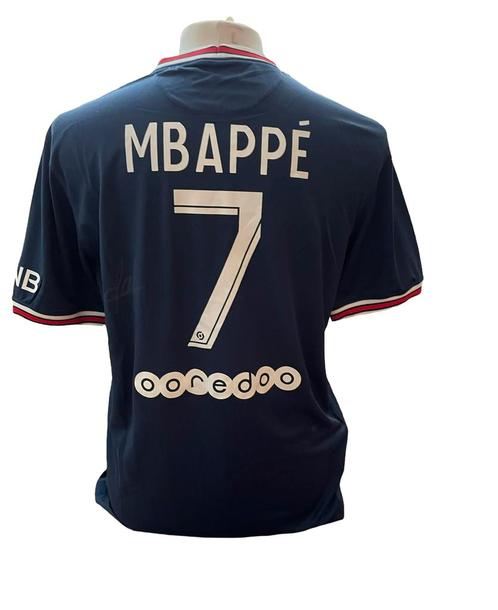 Kylian Mbappé gesigneerd Paris Saint Germain 2021-2022 met certificaat