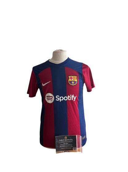 Robert Lewandoski gesigneerd FC Barcelona 2023-2024 shirt met echtheidscertificaat