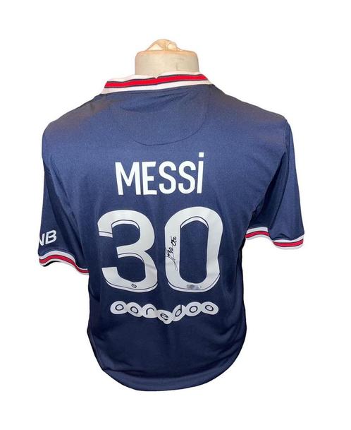 Lionel Messi gesigneerd Paris Saint Germain 2021/2022 shirt met certificaat