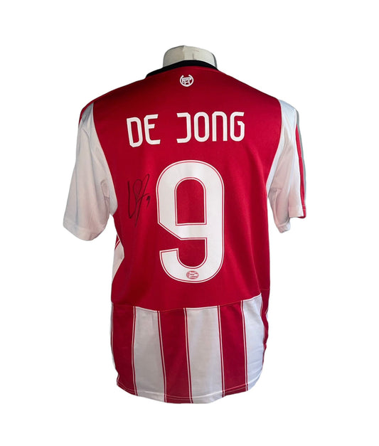 Luuk de Jong gesigneerd PSV 2017-2018 shirt met fotobewijs