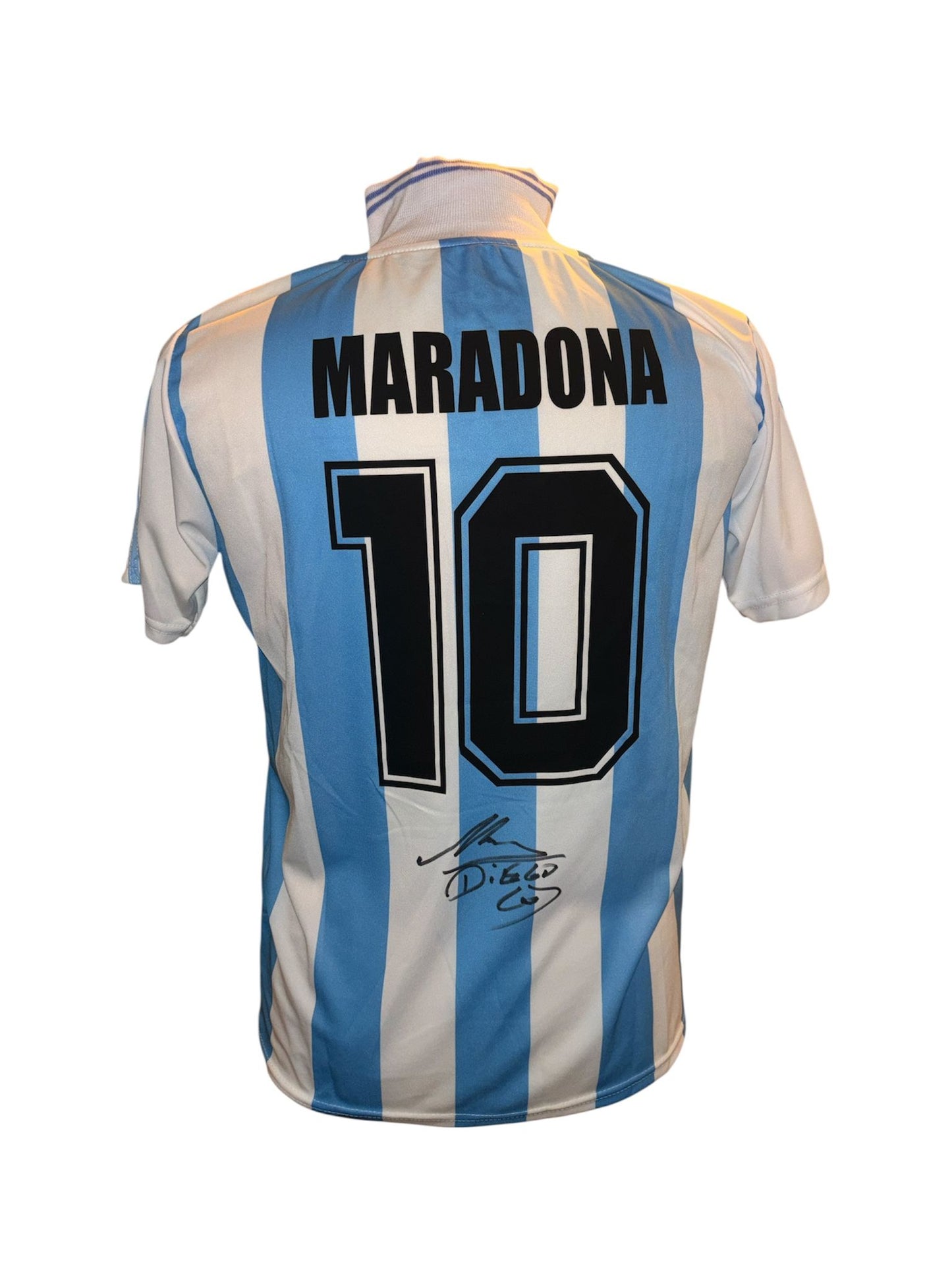 Diego Maradona gesigneerd Argentinië 1992 shirt met certificaat