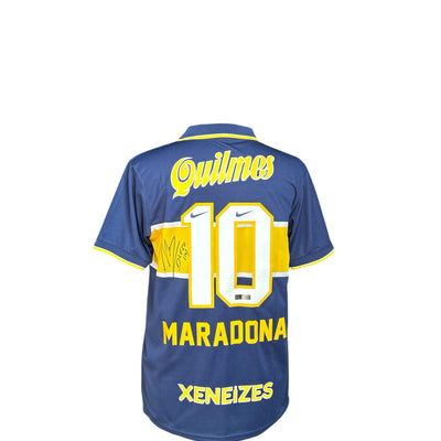 Diego Maradona gesigneerd Boca Juniors 1997-1998 shirt met echtheidscertificaat