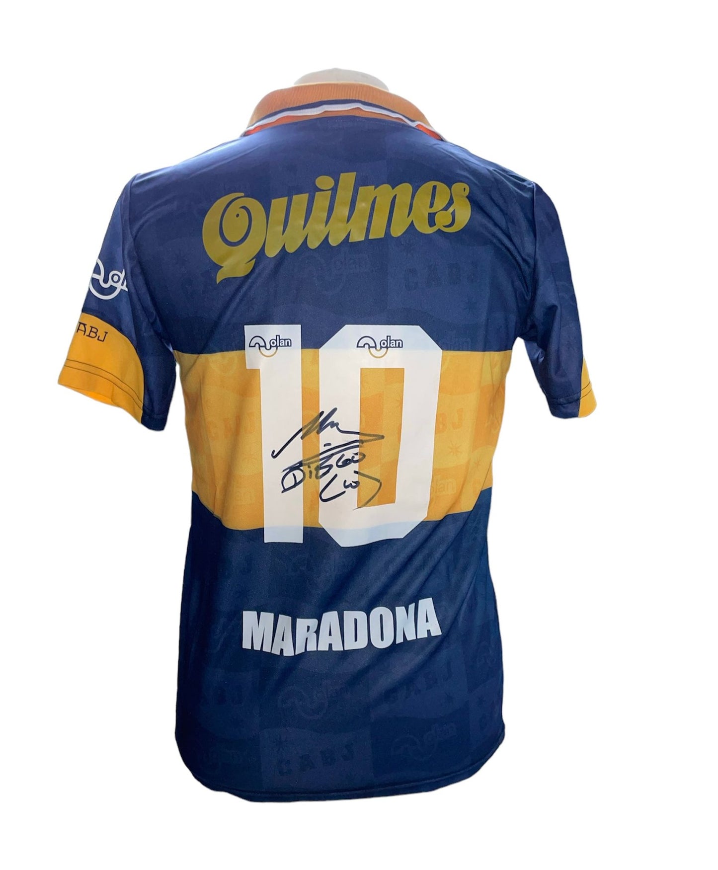 Diego Maradona gesigneerd Boca Juniors 1995 shirt met certificaat