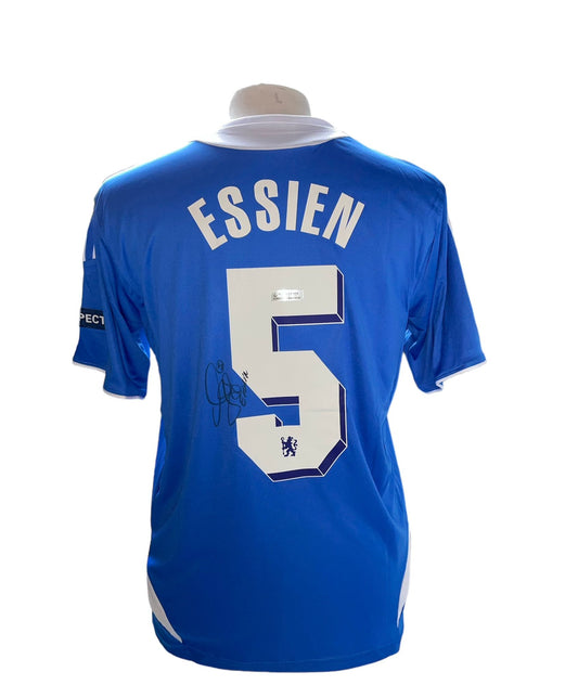 Michael Essien gesigneerd Chelsea FC 2011-2012 shirt met certificaat