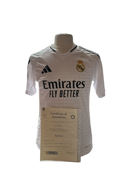 Luka Modric gesigneerd Real Madrid 2024-2025 shirt met echtheidscertificaat