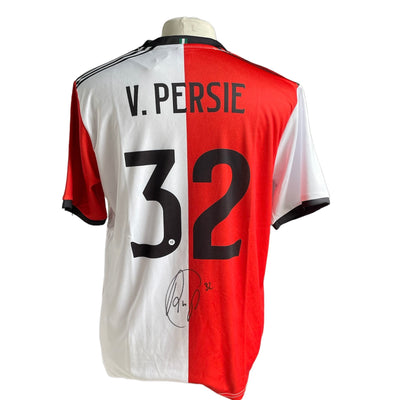 Robin van Persie gesigneerd Feyenoord 2018-2019 shirt met fotobewijs