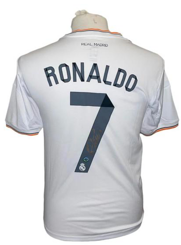 Cristiano Ronaldo gesigneerd Real Madrid 2013-2014 shirt met certificaat