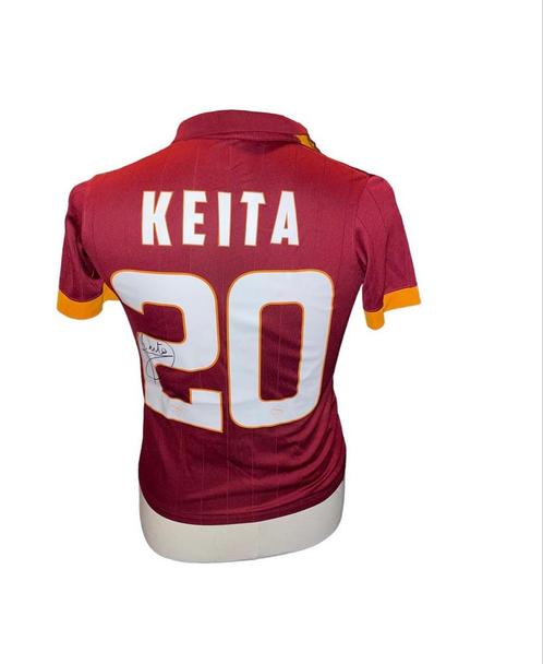 Seydou Keita gesigneerd AS Roma 2015/2016 shirt met certificaat